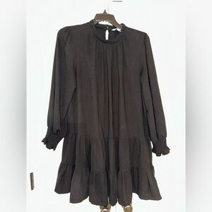 Nine West Black Long Sleeve Dress